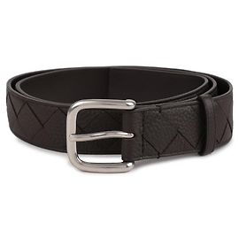 Bottega Veneta Cinto Torion Intrecciato Masculino Marrom