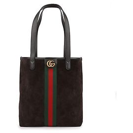 Gucci Ophidia Medium Tote Bag mit Muster: Braun