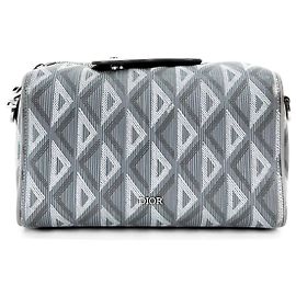 Dior Hitheroad Diamant-Jacquard Lingo Umhängetasche Braun