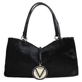 Valentino Sac cabas en daim noir Noir