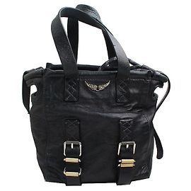 Zadig & Voltaire Borsa tote e borsa a tracolla in pelle blu navy Blu