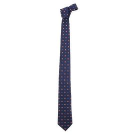 Valentino Corbata de jacquard floral de seda Azul