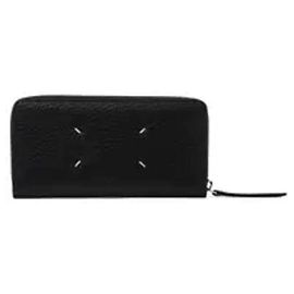 Maison Martin Margiela Signature Stitch Long Wallet Black