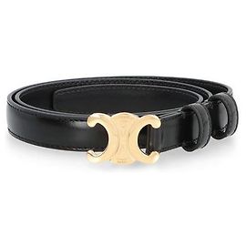 Céline Small Belt in Smooth Calfskin Black