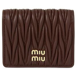 Miu Miu Materasse Women's Wallet AFPP Black