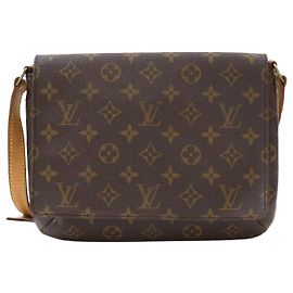 Louis Vuitton Borsa a Spalla Musette Tango Monogram Marrone