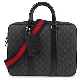 Gucci GG Black Medium Briefcase Black