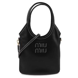 Miu Miu Sac à main en cuir Noir