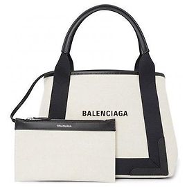 Balenciaga Borsa Tote Piccola Beige Nero