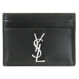 Saint Laurent Monogram Cardholder Black