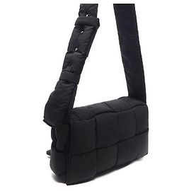 Bottega Veneta Borsa a tracolla Cassette Padding Tech Nera Nero