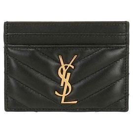 Saint Laurent Monogram Wallet Black