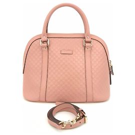 Gucci Borsa Tote e a Spalla Microshima Dome Rosa