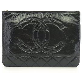 Chanel Timeless Clutch Black