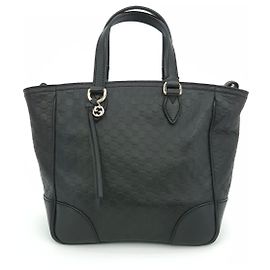 Gucci Sac Tote et Sac à Épaule Microshima Noir