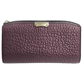 Burberry Dämmerungs-Mauve-Continental-Wallet Lila
