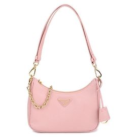 Prada Mini borsa a spalla Saffiano Rosa