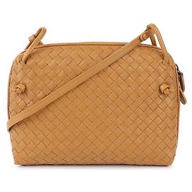 Bottega Veneta Borsa a Spalla Intrecciato Marrone