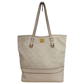 Louis Vuitton Bolsa Tote Anfrent Citadine PM Marfim Branco