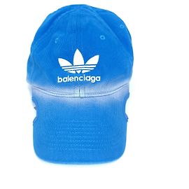 Balenciaga Adidas Baseball Cap Blue