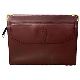 Cartier Must Maestro Clutch Bag Red