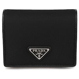 Prada Triangle Logo Wallet Black