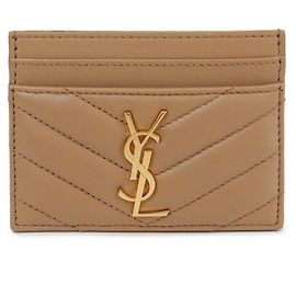 Saint Laurent Cassandra Cardholder Brown