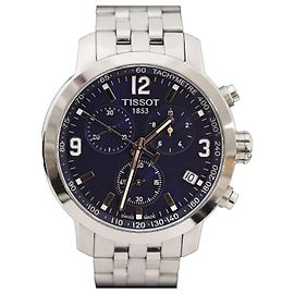 Tissot Chronograph Steel Blue Dial Blue