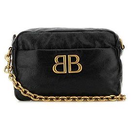 Balenciaga Bolsa para câmera Monaco XS Preto