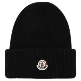 Moncler Gorro de lã e caxemira preto Preto