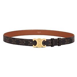 Céline Medium Trionphe Belt Tan Brown