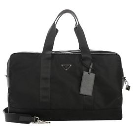 Prada Borsa da viaggio Pocono nera Nero