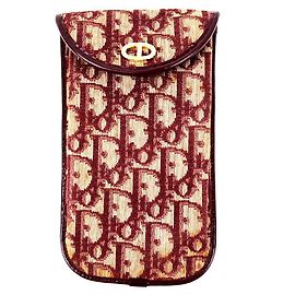 Dior Christian Oblique Montaigne Stiftetui Rot