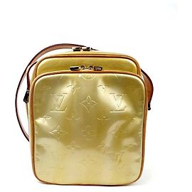 Louis Vuitton Monogramm-Lack Wuster Umhängetasche Gelb
