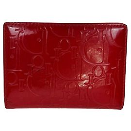 Dior Cannage Red Women's Wallet Red