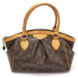 Louis Vuitton Tivoli PM Tote Bag aus Monogramm-Canvas Braun