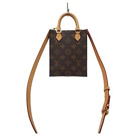 Louis Vuitton Monogram Petit Sac Plat Marron
