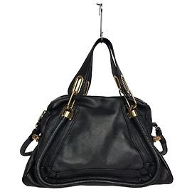 Chloé Paraty Shoulder Bag Medium Size Black