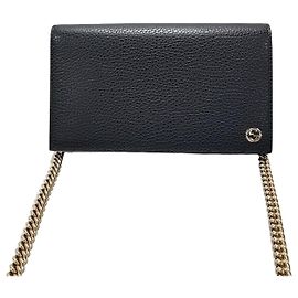 Gucci Mini borsa a tracolla con catena Nero