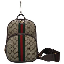 Gucci Ophidia GG Crossbody Bag Brown