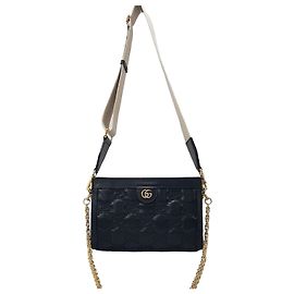 Gucci Bolsa transversal GG Matelassé Preto