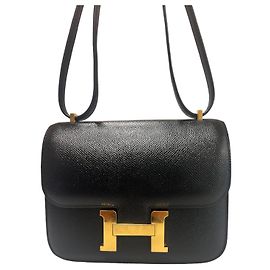 Hermès Constance Mini Epsom Or Noir