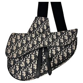 Dior Borsa a tracolla Oblique per uomo Blu