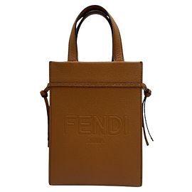 Fendi Borsa a tracolla mini Go To Shopper marrone Marrone