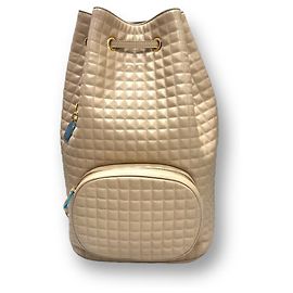 Céline Quilted Medium Women's Backpack Brown