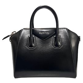 Givenchy Antigona Medium Glossy Tote Bag Black Black