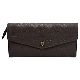 Louis Vuitton Portafoglio Lungo Anfrent Sara Marrone Marrone