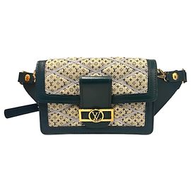 Louis Vuitton Mini marsupio delfino verde Verde