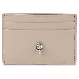Alexander Mcqueen Skull Card Holder Brown