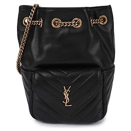 Saint Laurent Mini sac seau Noir